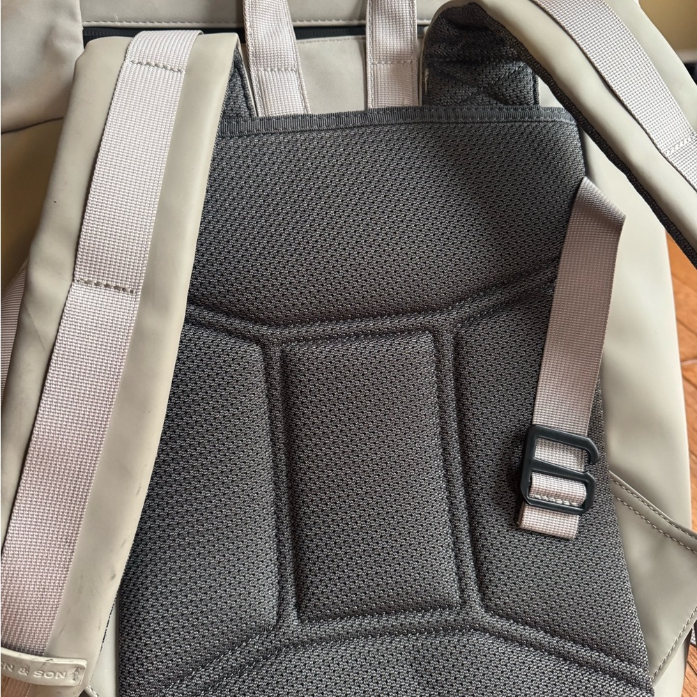 $170 Kapten & Son Helsinki Sandstone backpack, water resistant, lightweight, - Picture 7 of 11